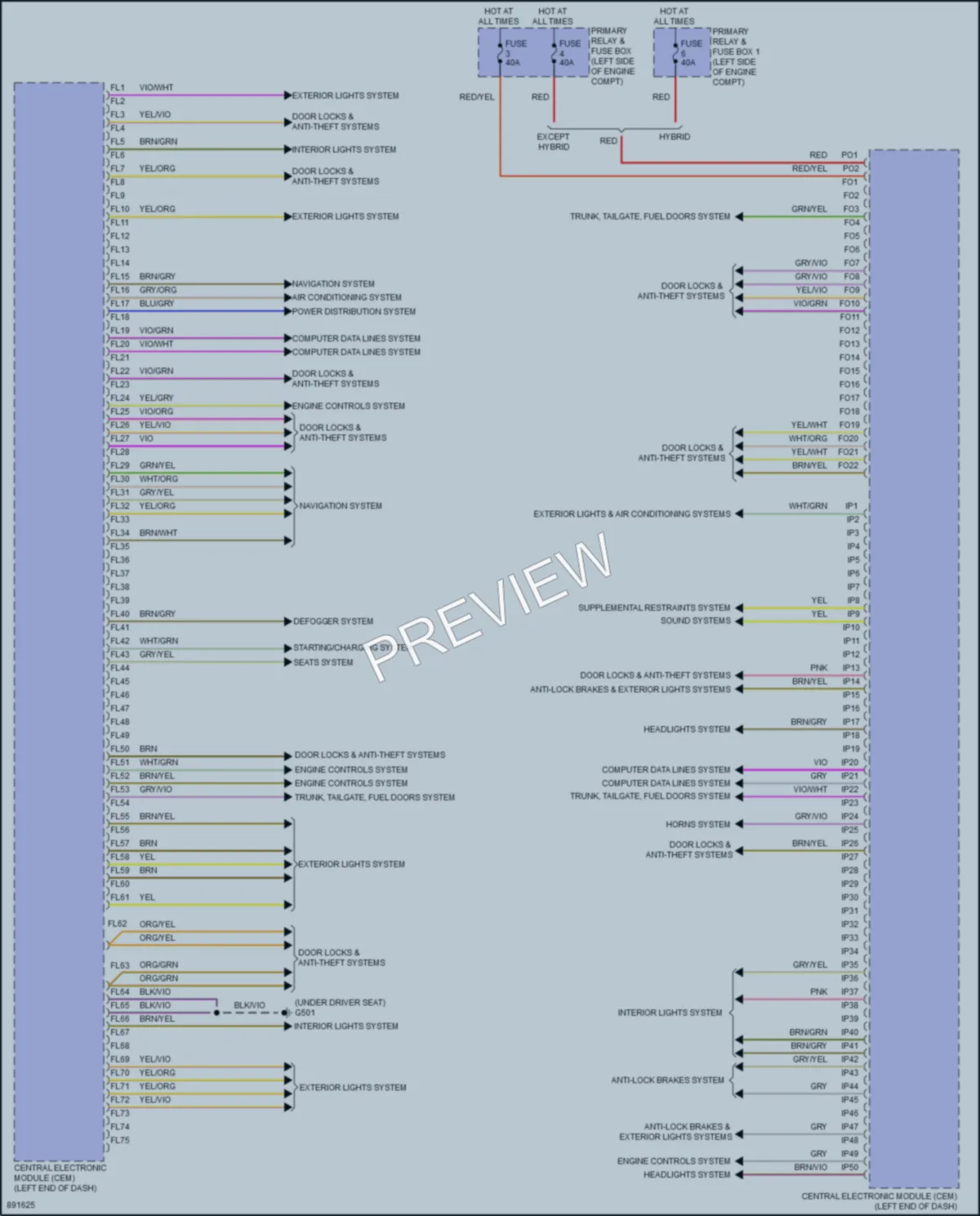 2019 Volvo S60 Body Control Modules wiring diagram preview