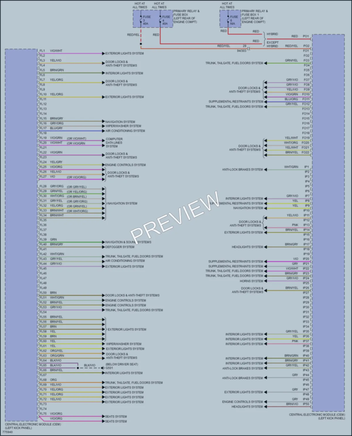 2019 Volvo XC90 Body Control Modules wiring diagram preview
