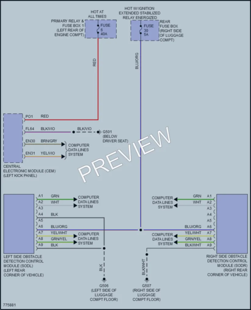 2019 Volvo XC90PlugIn Navigation wiring diagram preview