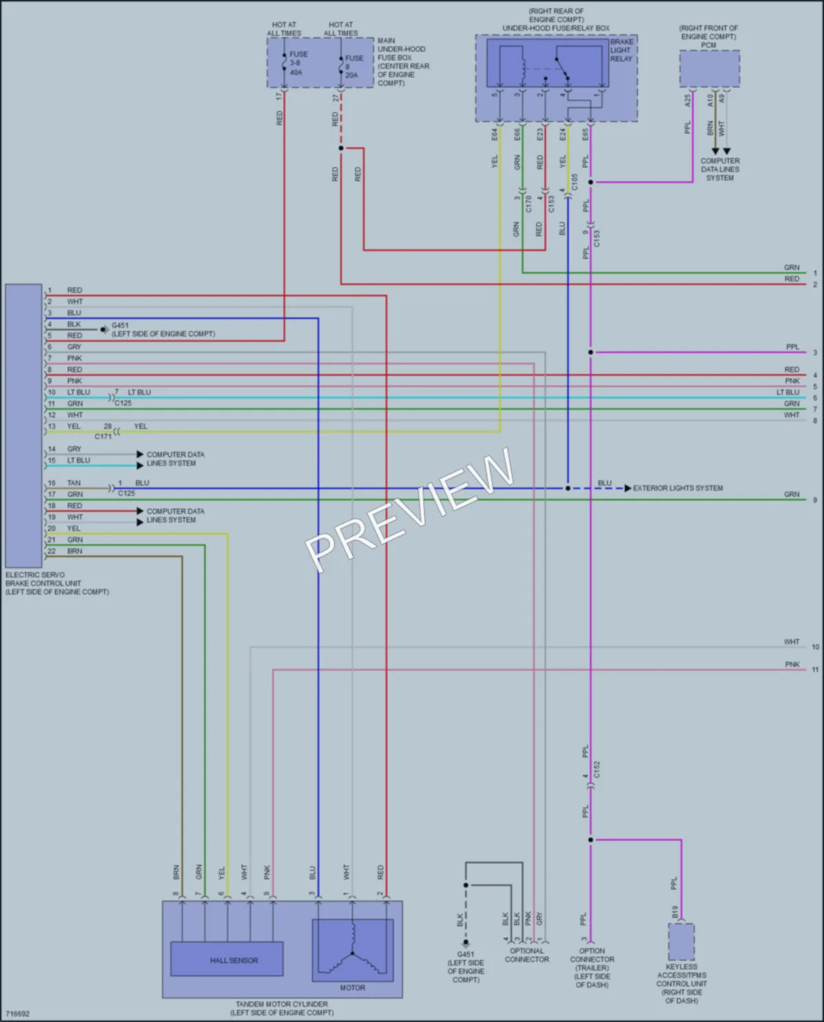 2020 Acura MDX Anti Lock Brakes wiring diagram preview