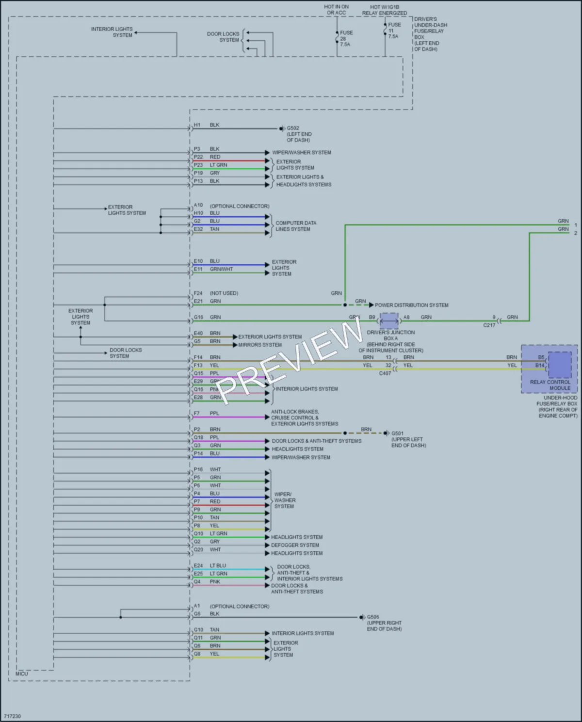 2020 Acura MDX Body Control Modules wiring diagram preview