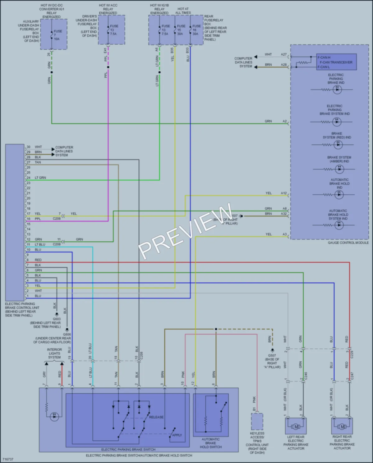2020 Acura MDX Shift Interlock wiring diagram preview