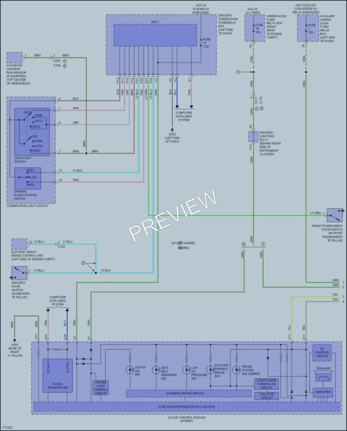 2020 Acura MDXSportHybrid Warning Systems wiring diagram preview
