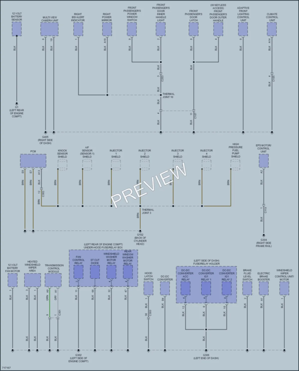 2020 Acura RDX Ground Distribution wiring diagram preview