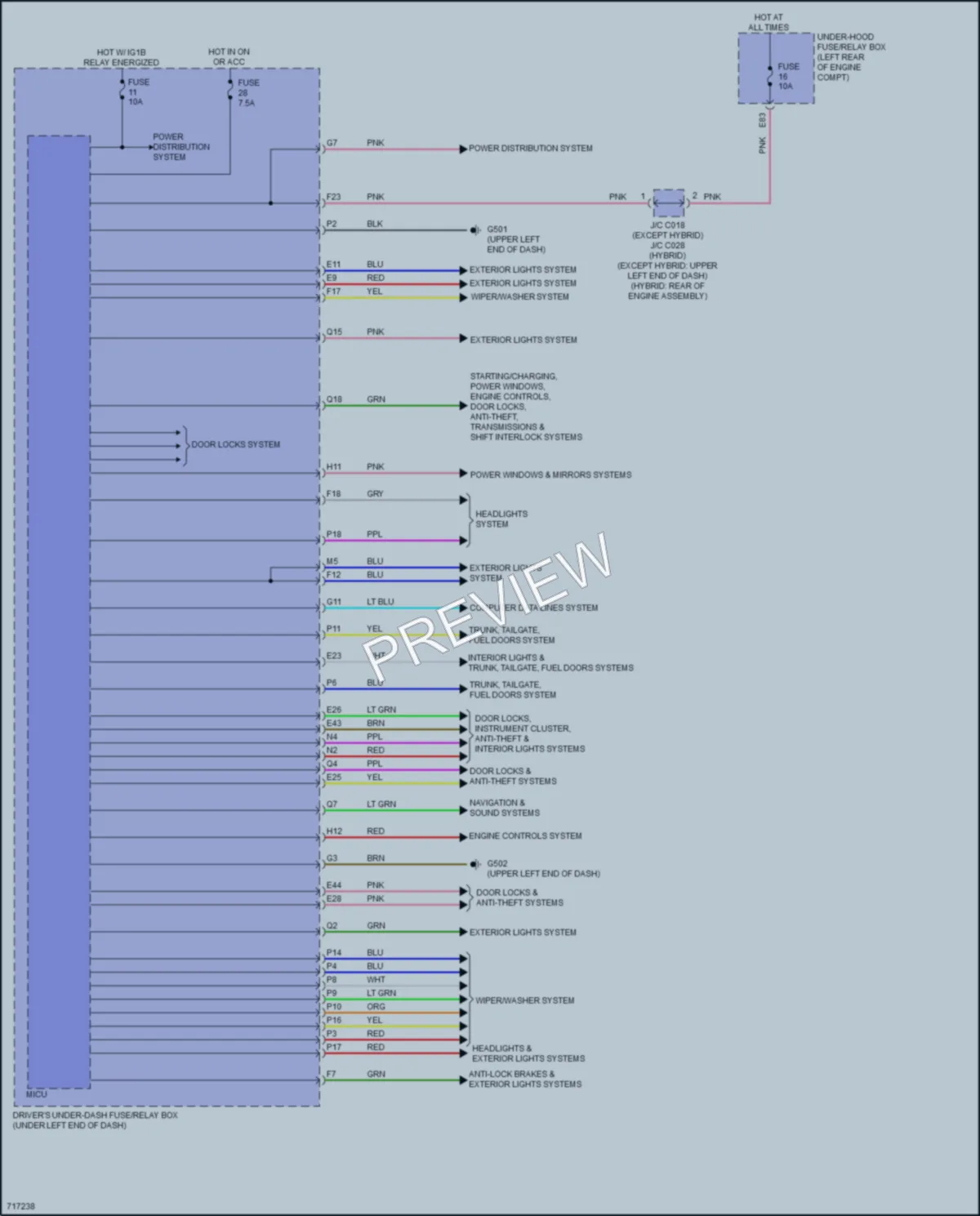2020 Acura RLX Body Control Modules wiring diagram preview