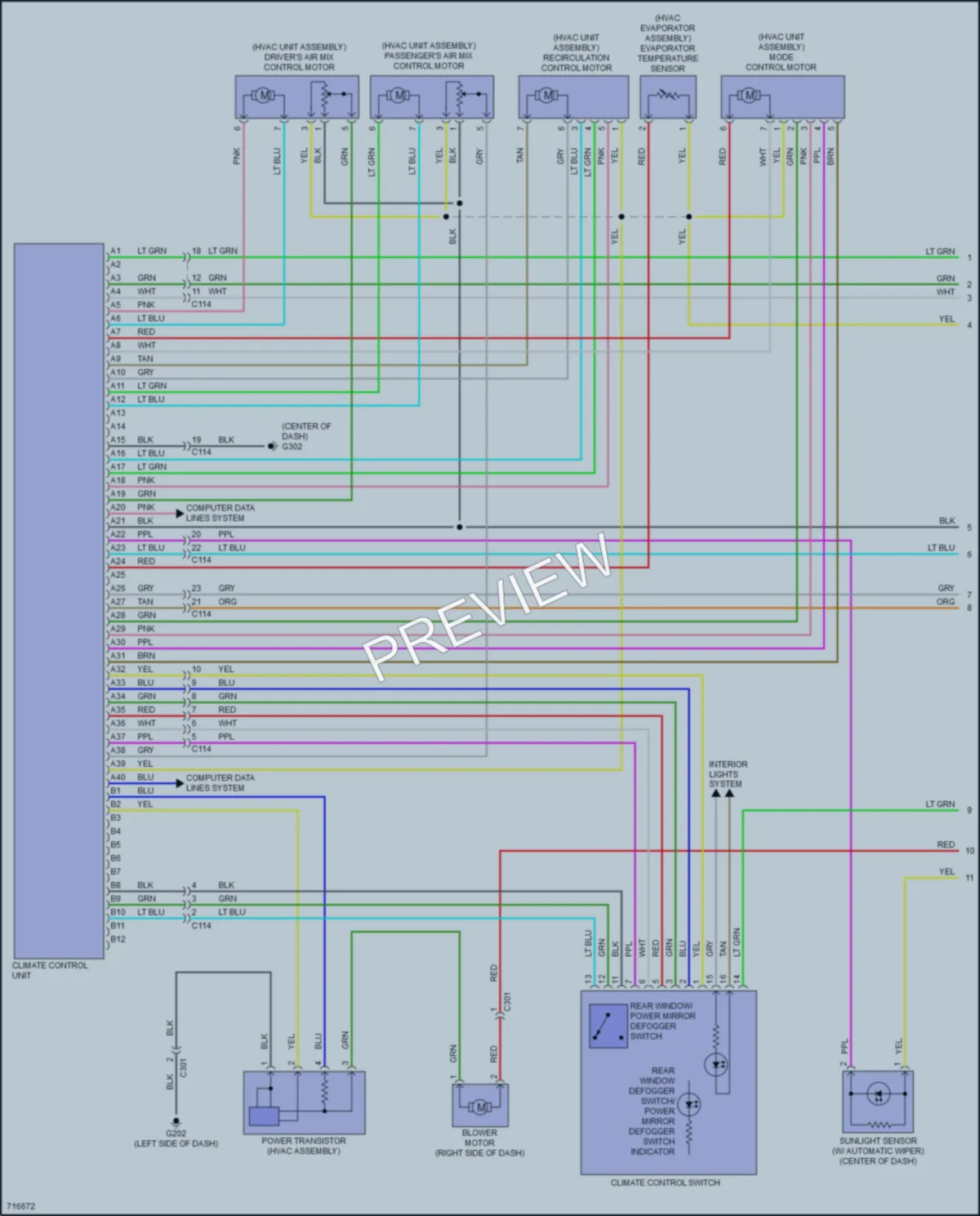 2020 Acura TLX Air Conditioning wiring diagram preview