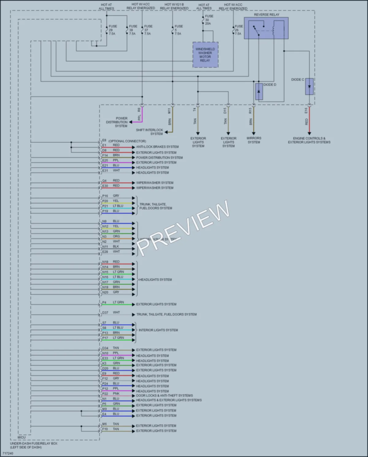 2020 Acura TLX Body Control Modules wiring diagram preview