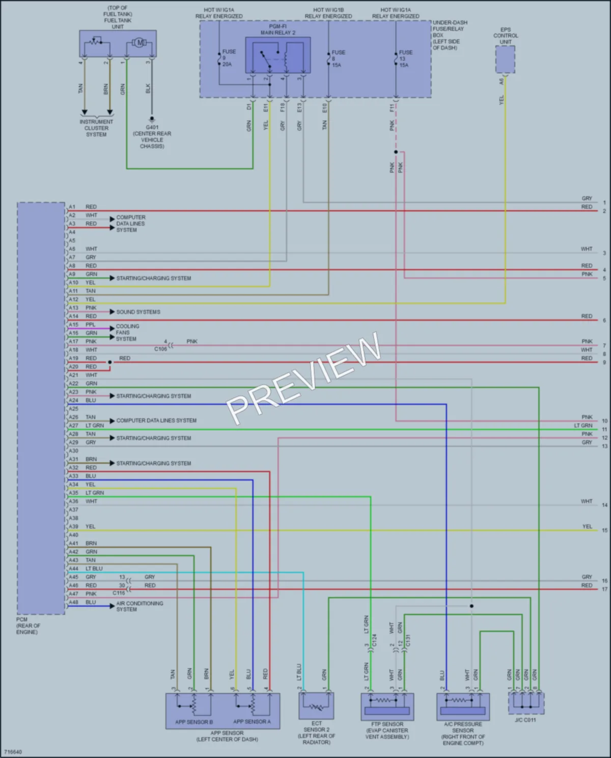 2020 Acura TLX Engine Performance wiring diagram preview