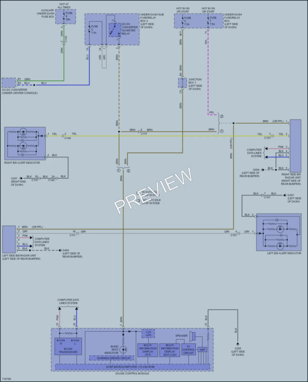 2020 Acura TLX Navigation wiring diagram preview