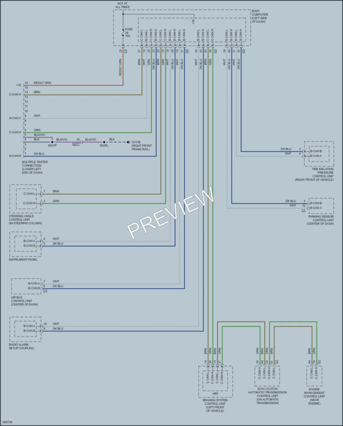 2020 AlfaRomeo 4C Computer Data Lines wiring diagram preview