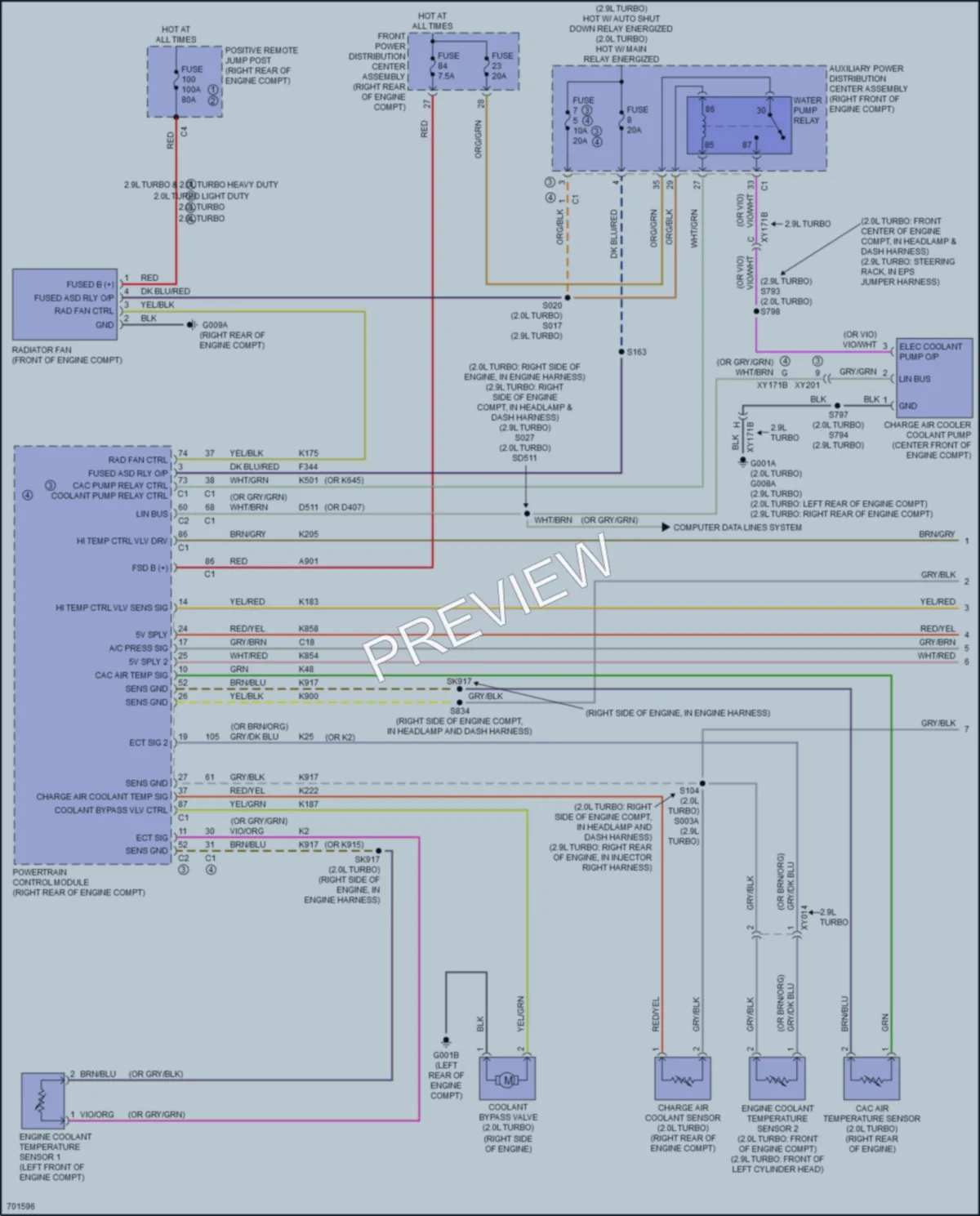 2020 AlfaRomeo Stelvio Cooling Fan wiring diagram preview