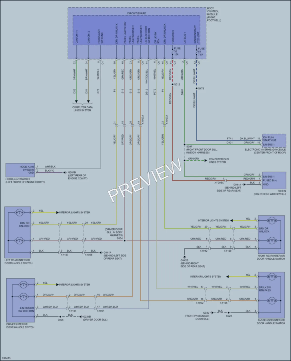 2020 AlfaRomeo Stelvio Power Door Locks wiring diagram preview