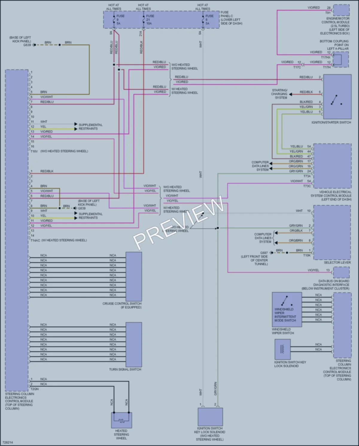 2020 Audi A3 Body Control Modules wiring diagram preview