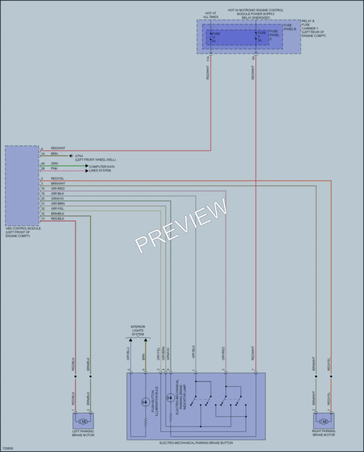 2020 Audi A4allroad Shift Interlock wiring diagram preview