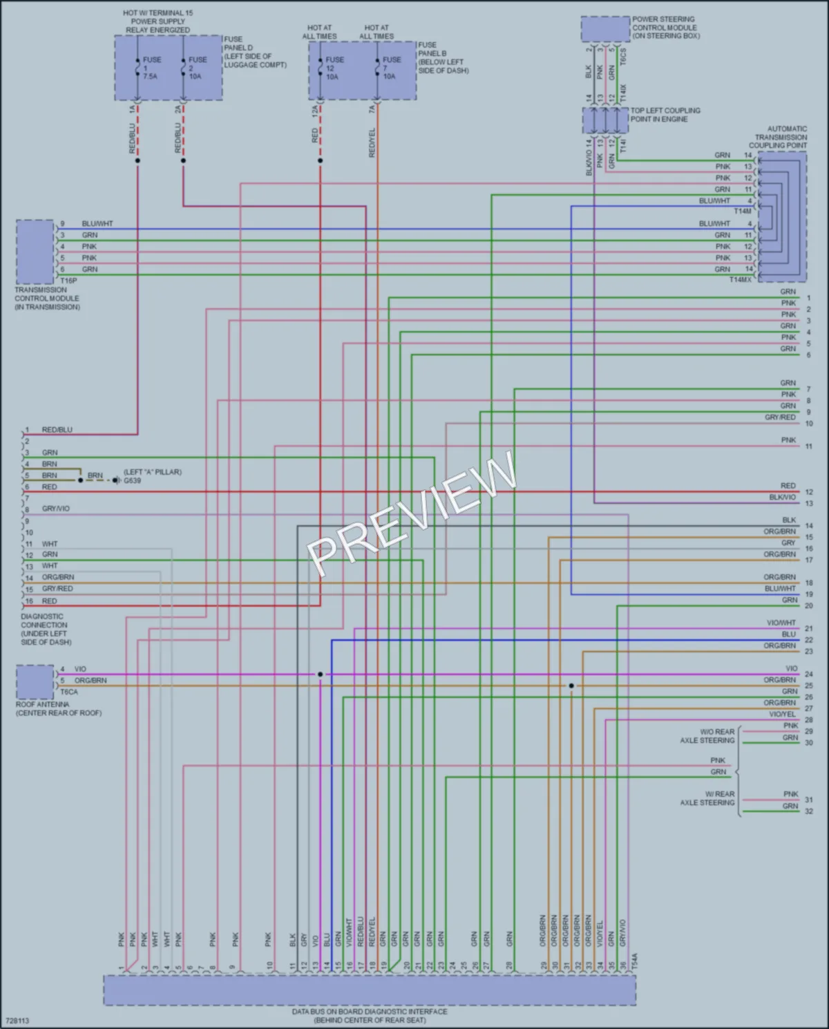 2020 Audi A8Le Computer Data Lines wiring diagram preview
