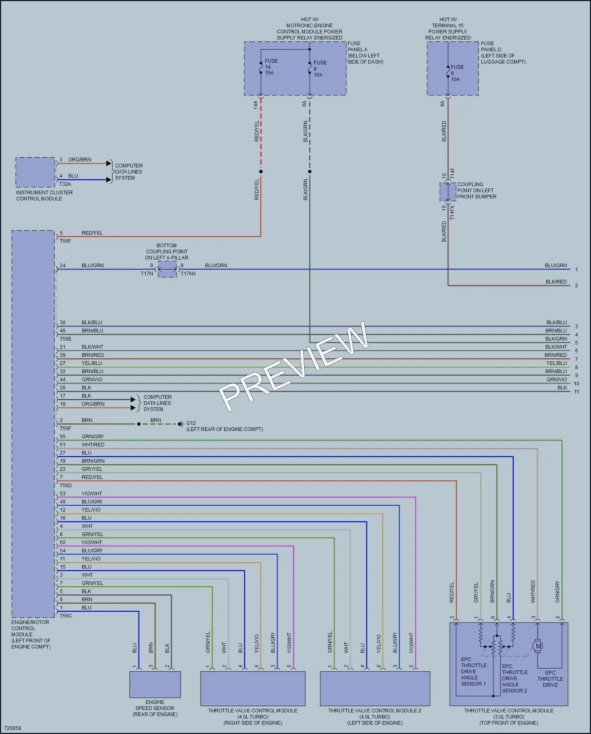 2020 Audi A8Le Cruise Control wiring diagram preview