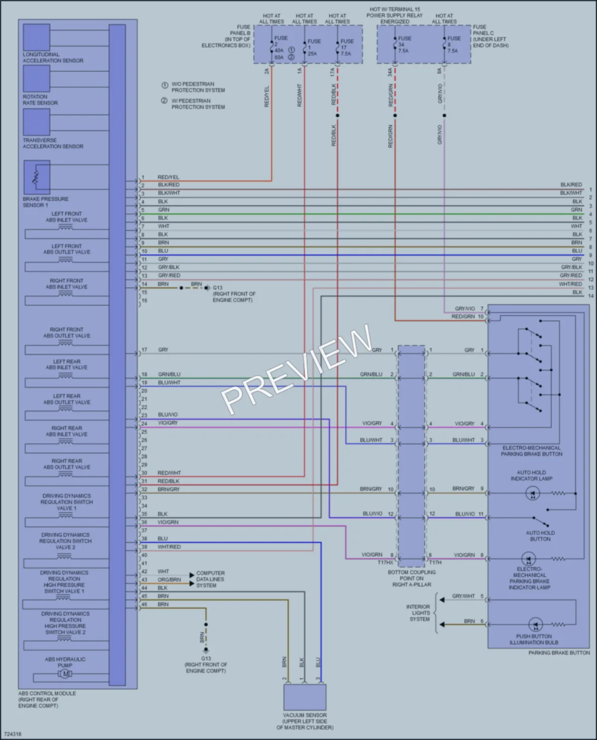 2020 Audi Q3 Anti Lock Brakes wiring diagram preview
