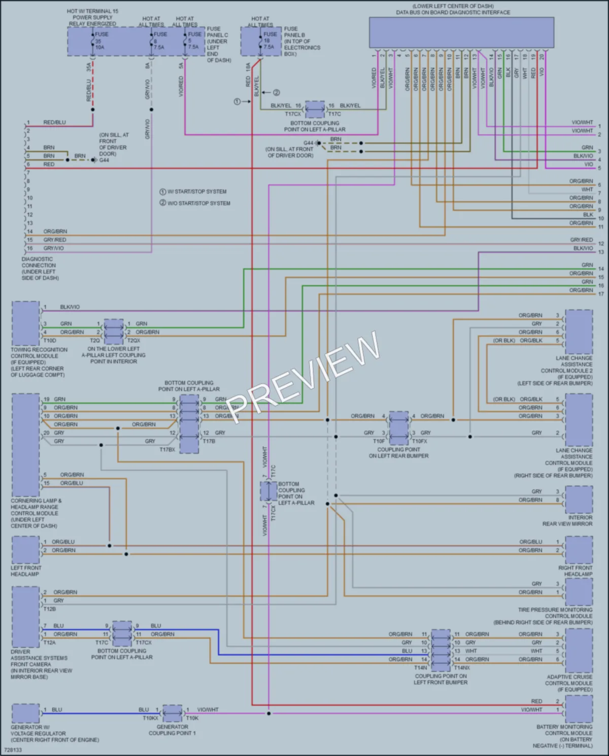 2020 Audi Q3 Computer Data Lines wiring diagram preview