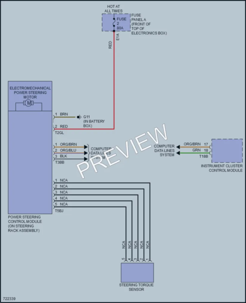 2020 Audi Q3 Electronic Power Steering wiring diagram preview
