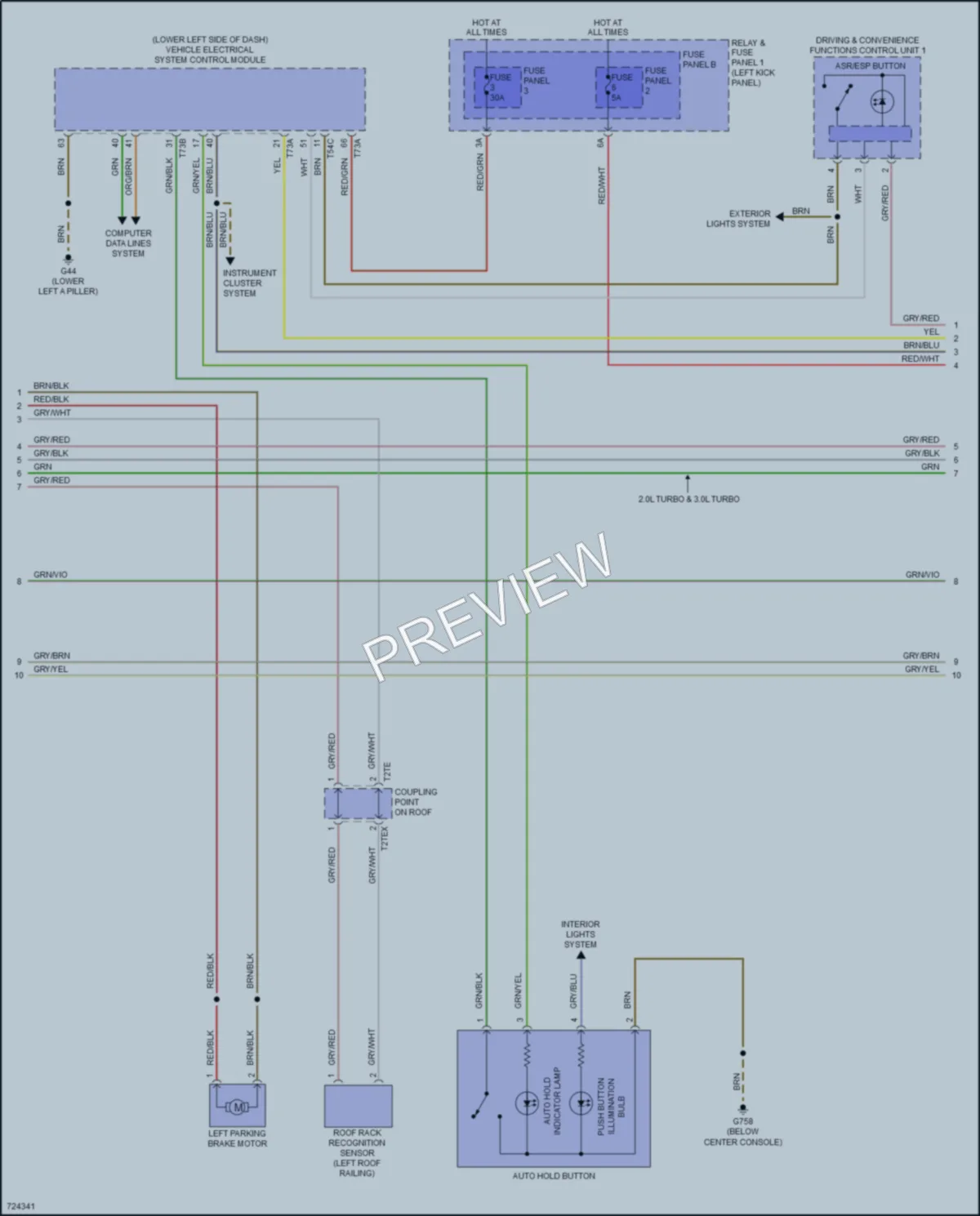 2020 Audi Q5e Anti Lock Brakes wiring diagram preview