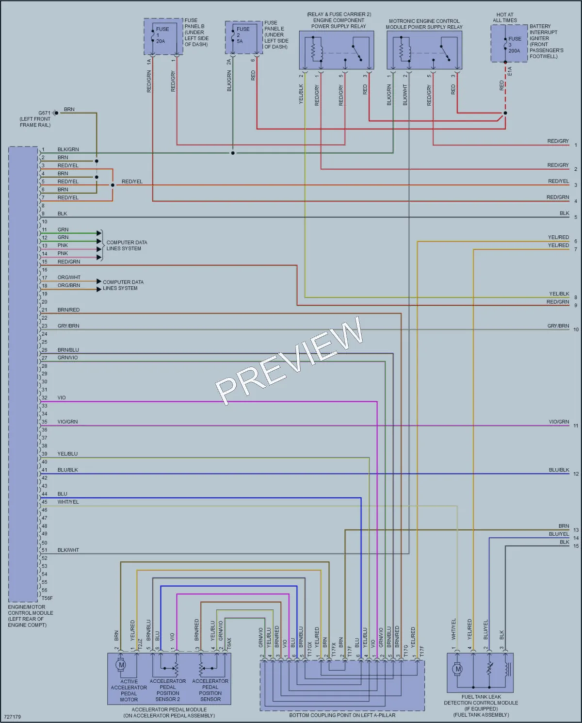 2020 Audi Q8 Engine Performance wiring diagram preview
