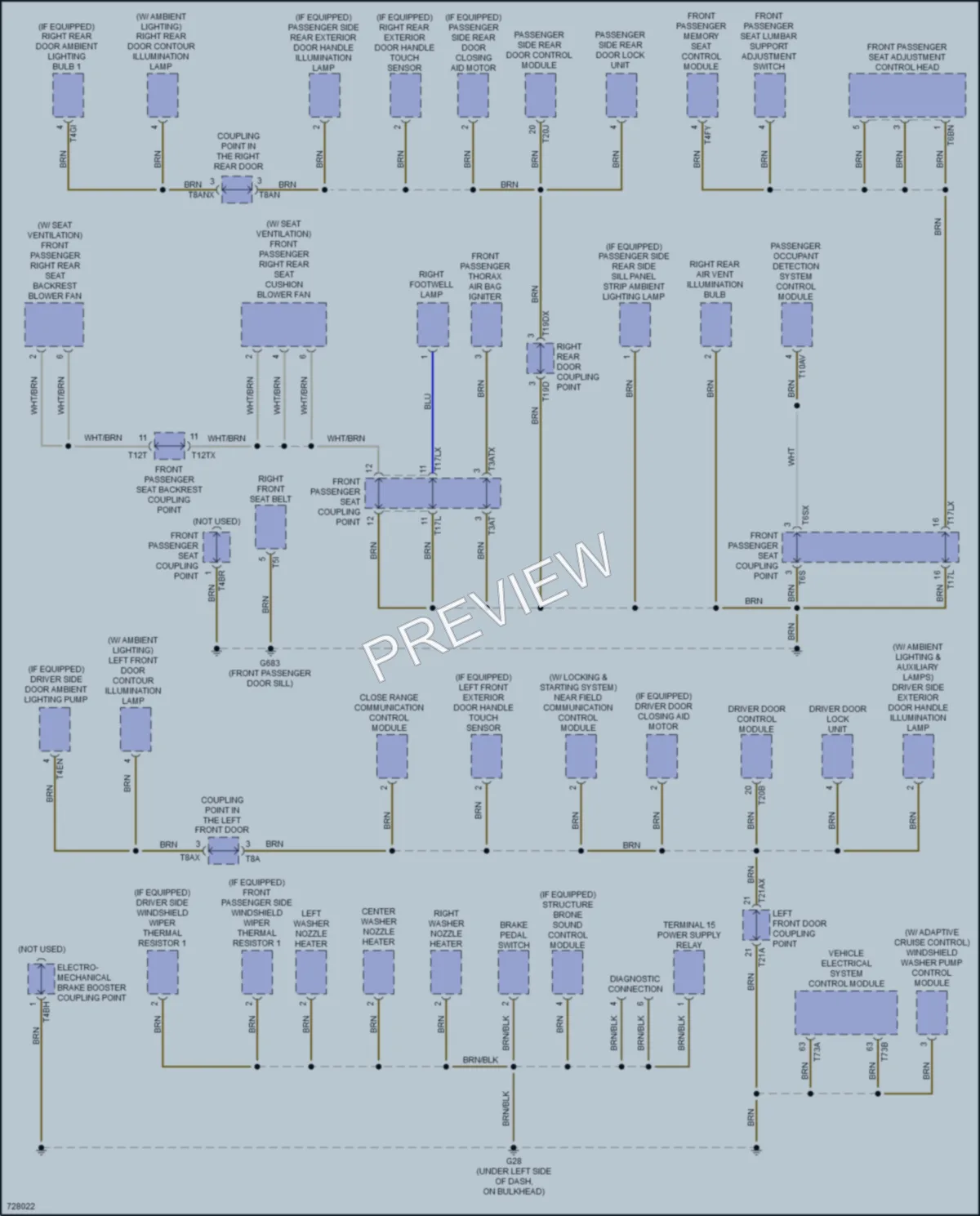 2020 Audi RSQ8 Ground Distribution wiring diagram preview