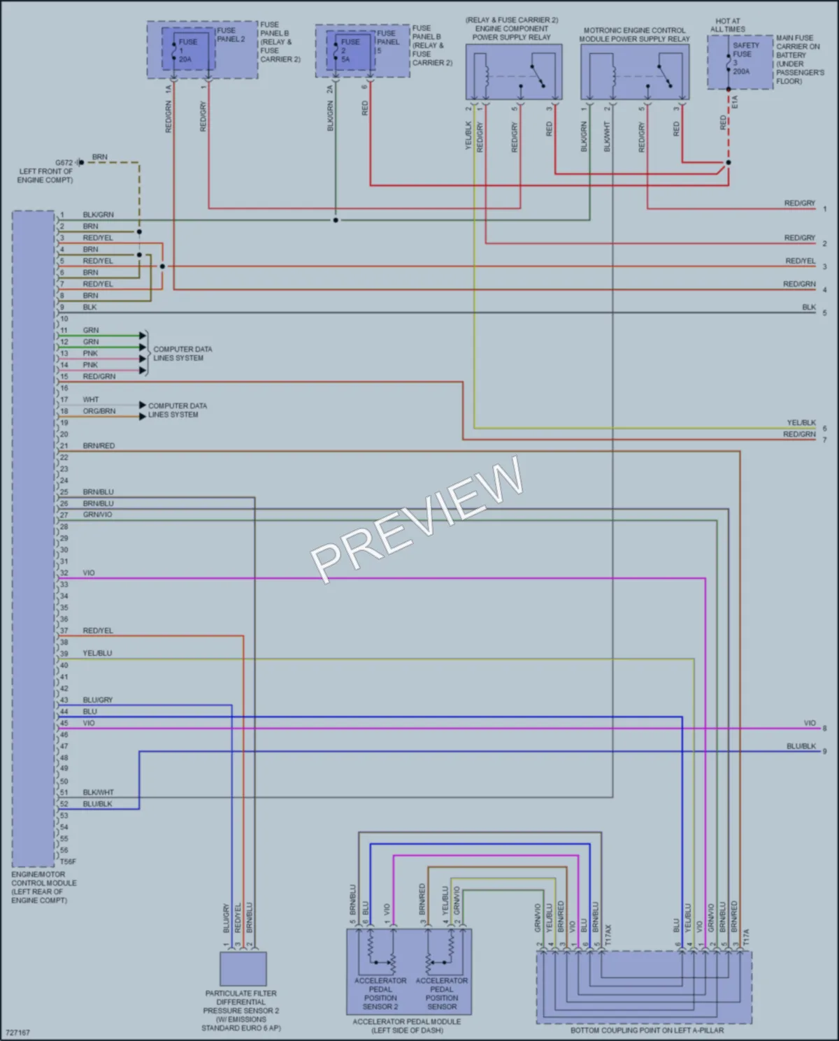 2020 Audi SQ7 Engine Performance wiring diagram preview