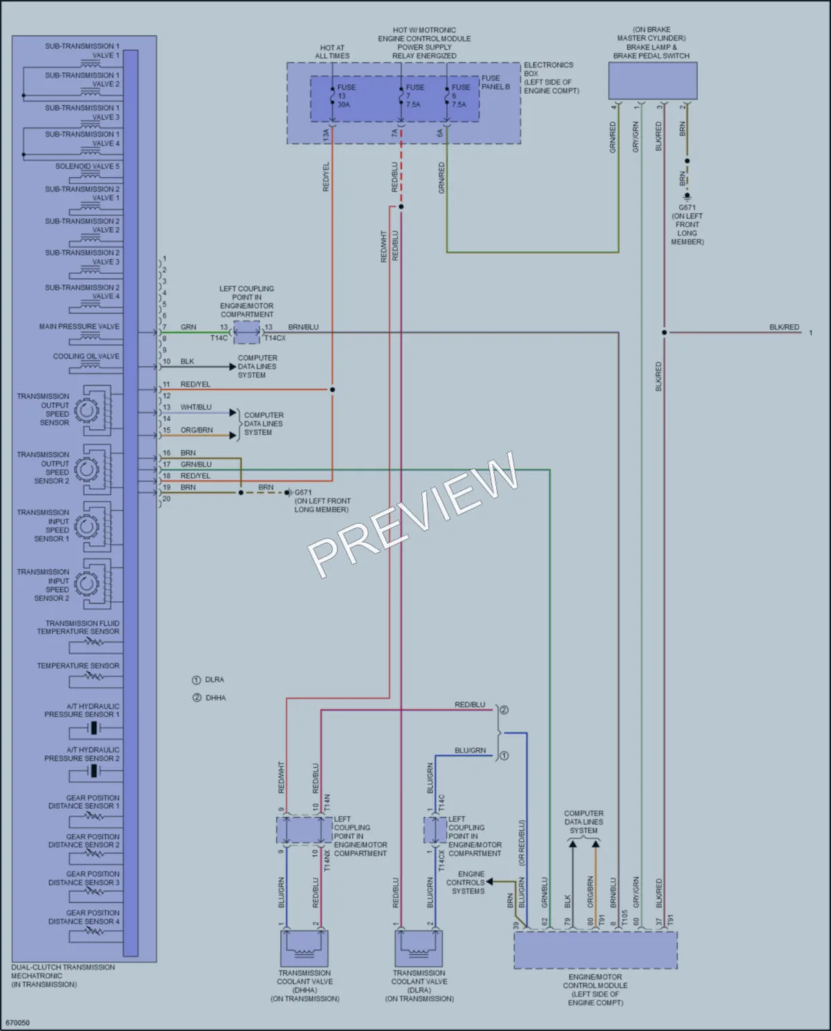 2020 Audi TTS Transmission wiring diagram preview