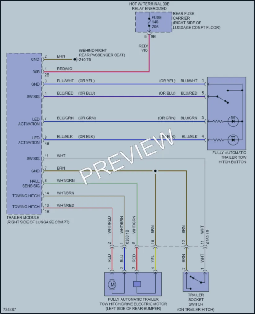 2020 BMW 440i Active Bodyworks wiring diagram preview