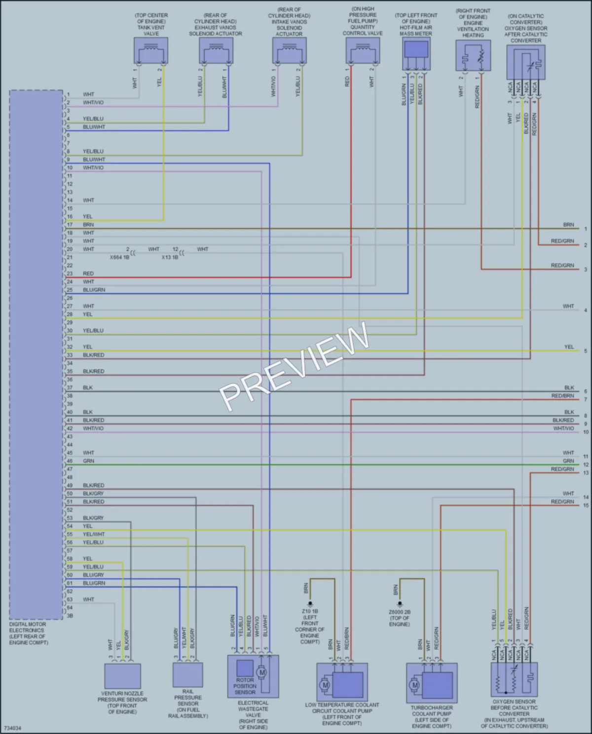 2020 BMW 440i Engine Performance wiring diagram preview