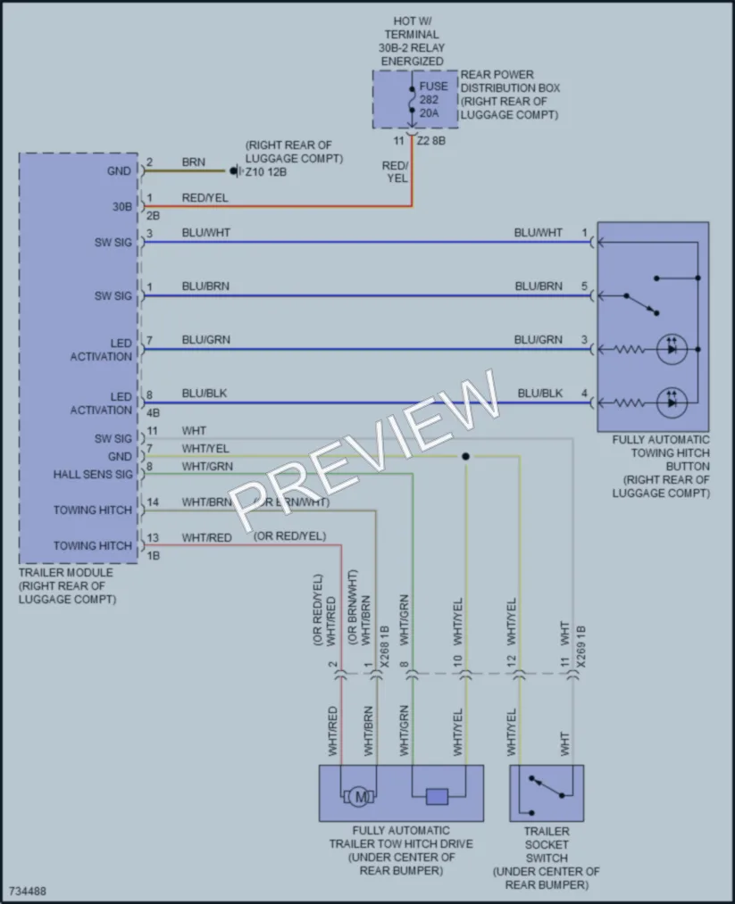 2020 BMW 540i Active Bodyworks wiring diagram preview