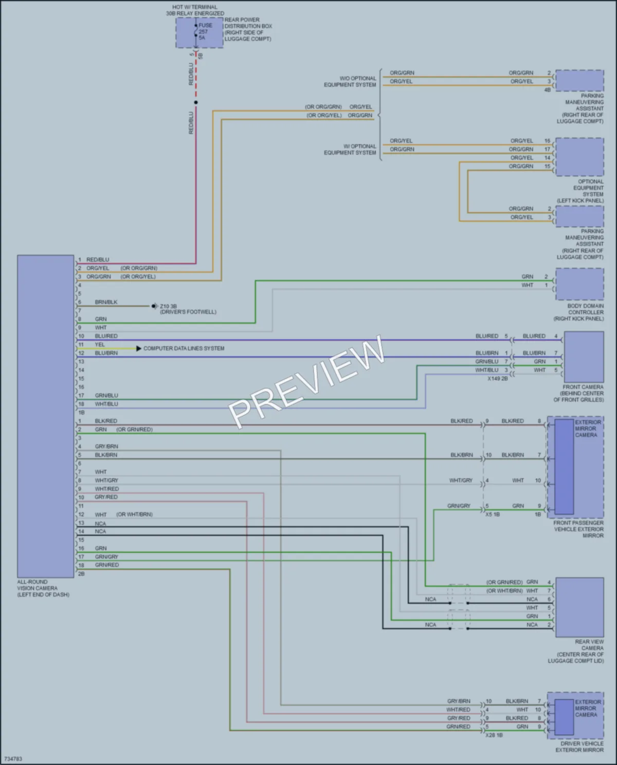 2020 BMW 840i Navigation wiring diagram preview
