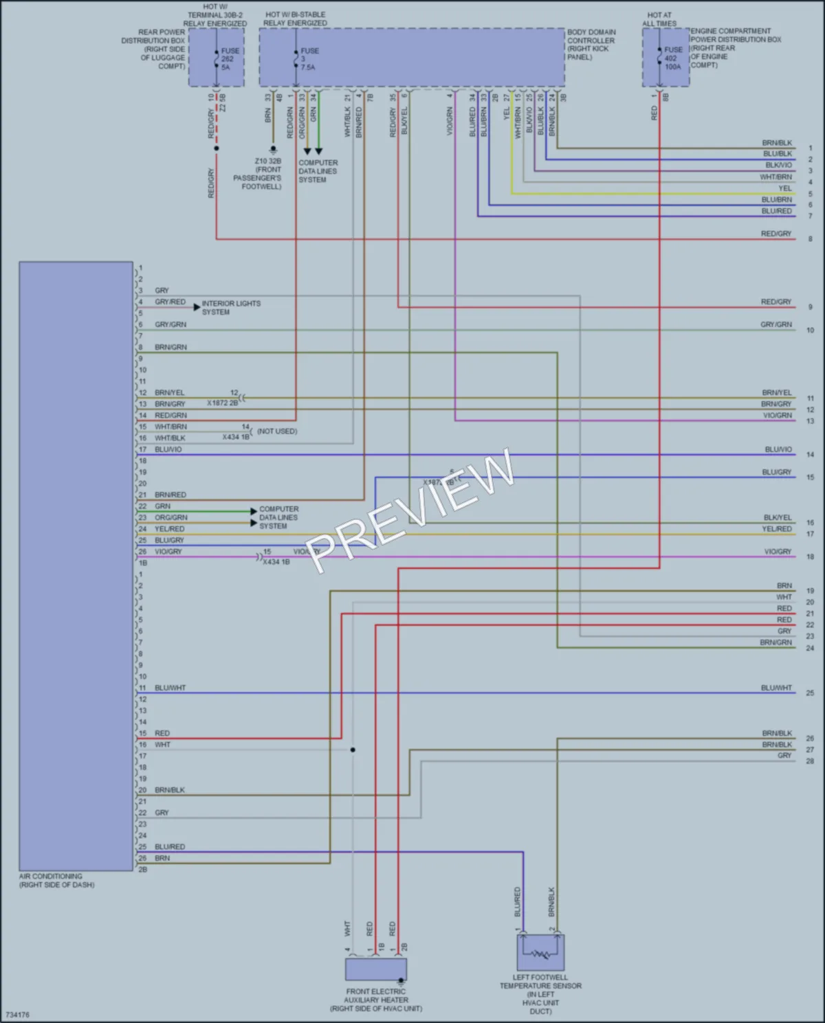 2020 BMW 840iGranCoupe Air Conditioning wiring diagram preview