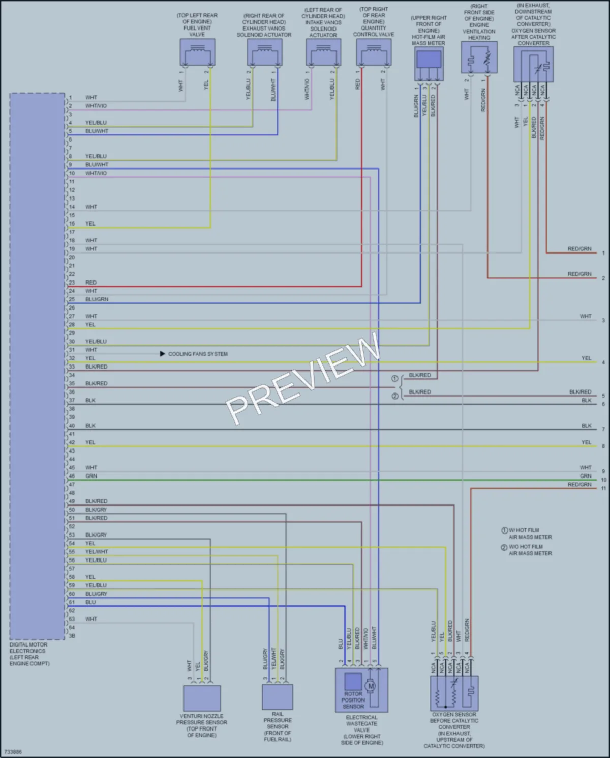 2020 BMW 840iGranCoupe Engine Performance wiring diagram preview