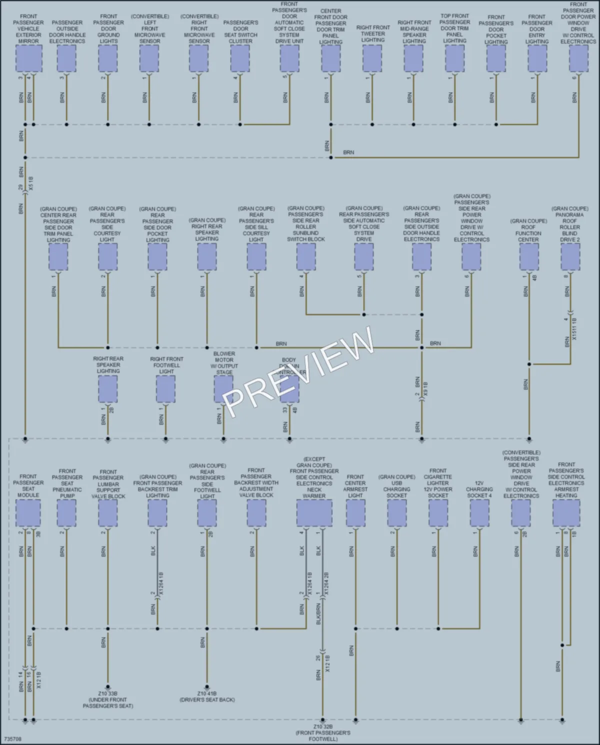 2020 BMW 840iGranCoupe Ground Distribution wiring diagram preview