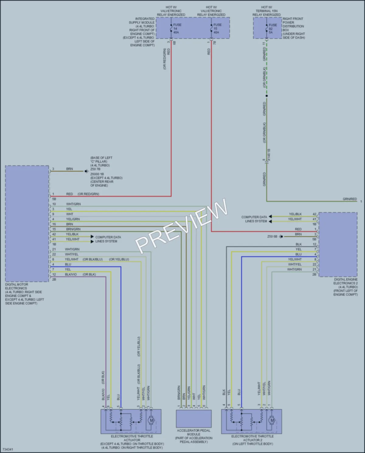 2020 BMW M550i Cruise Control wiring diagram preview