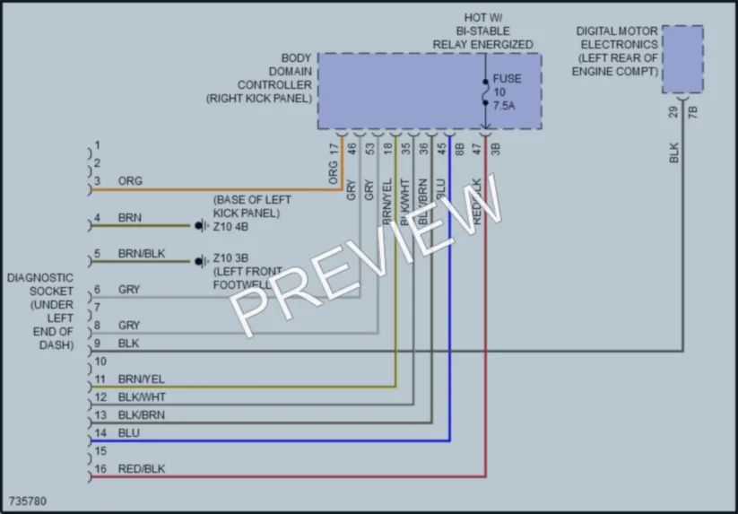 2020 BMW X1 Computer Data Lines wiring diagram preview