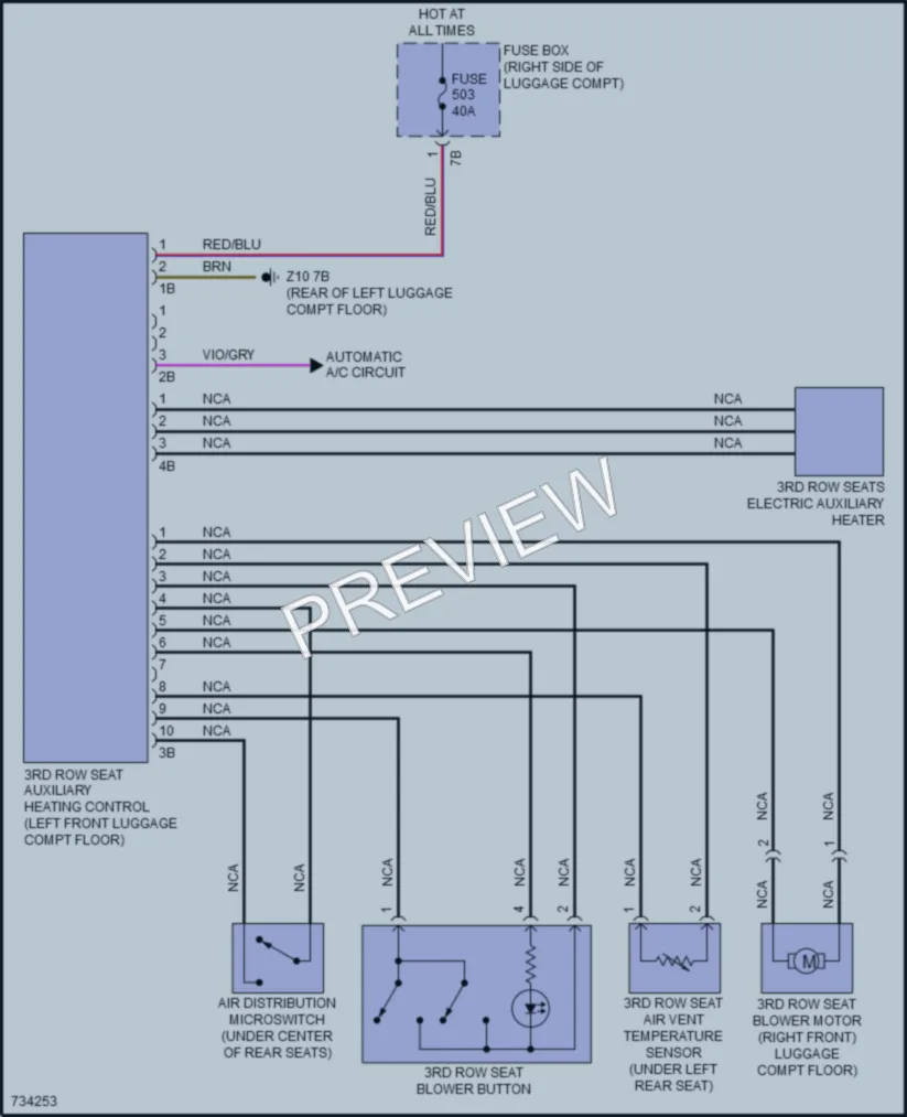 2020 BMW X5 Air Conditioning wiring diagram preview
