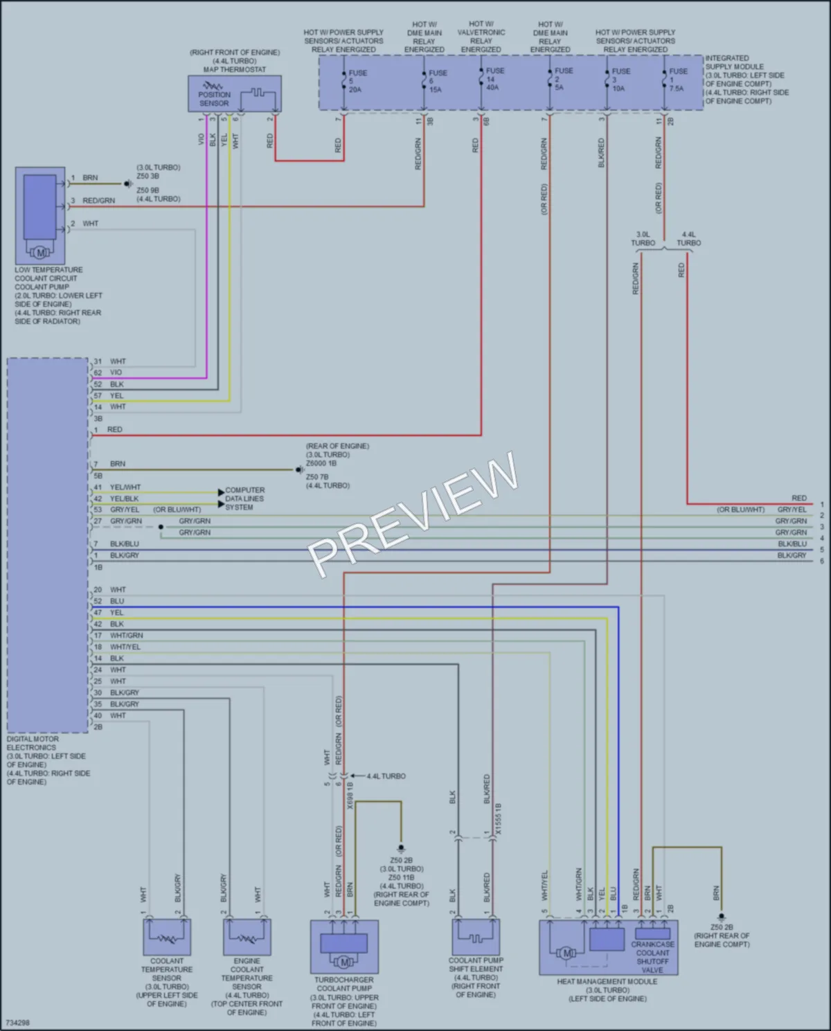 2020 BMW X6 Cooling Fan wiring diagram preview