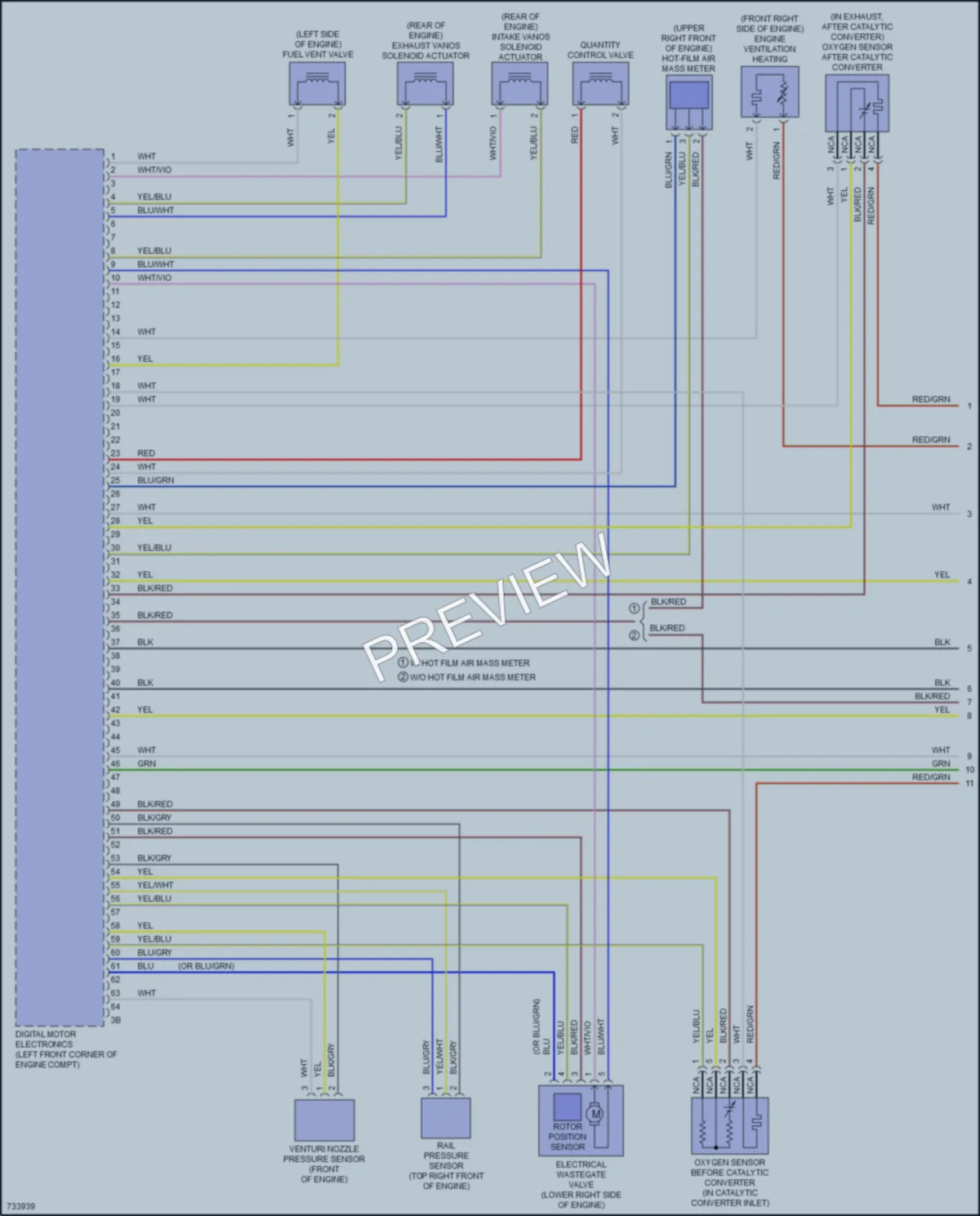 2020 BMW X7 Engine Performance wiring diagram preview