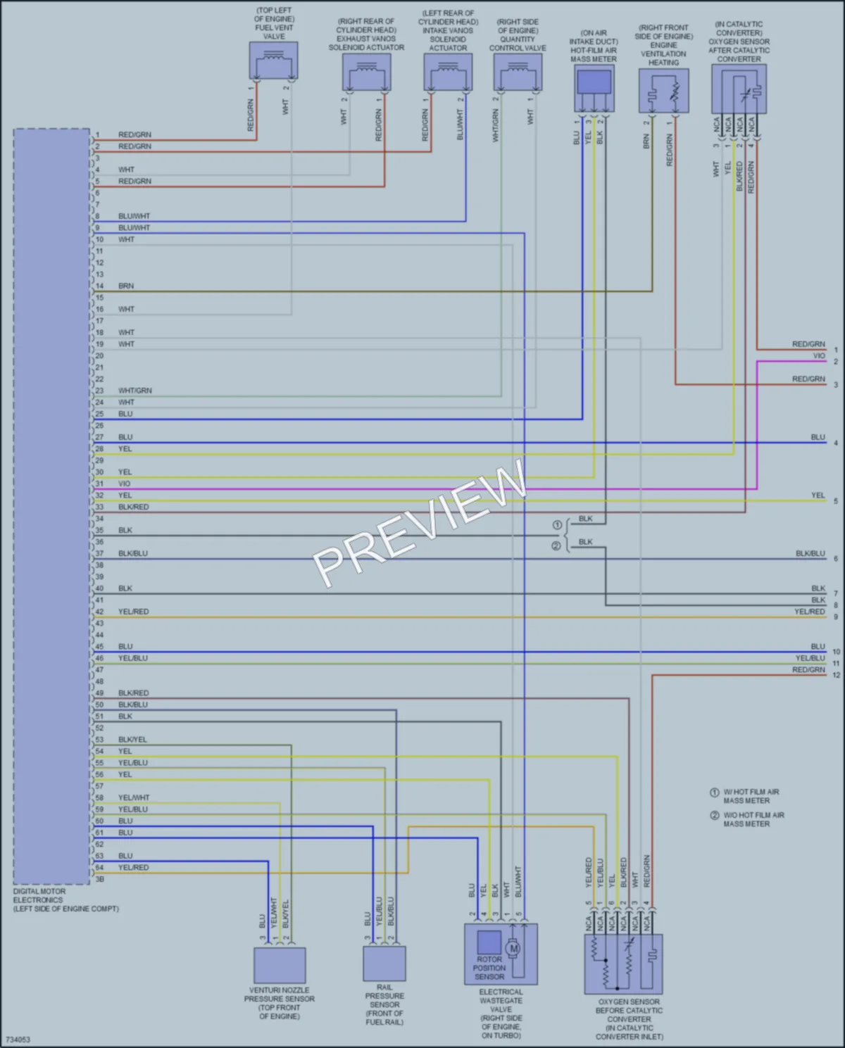 2020 BMW Z4 Engine Performance wiring diagram preview