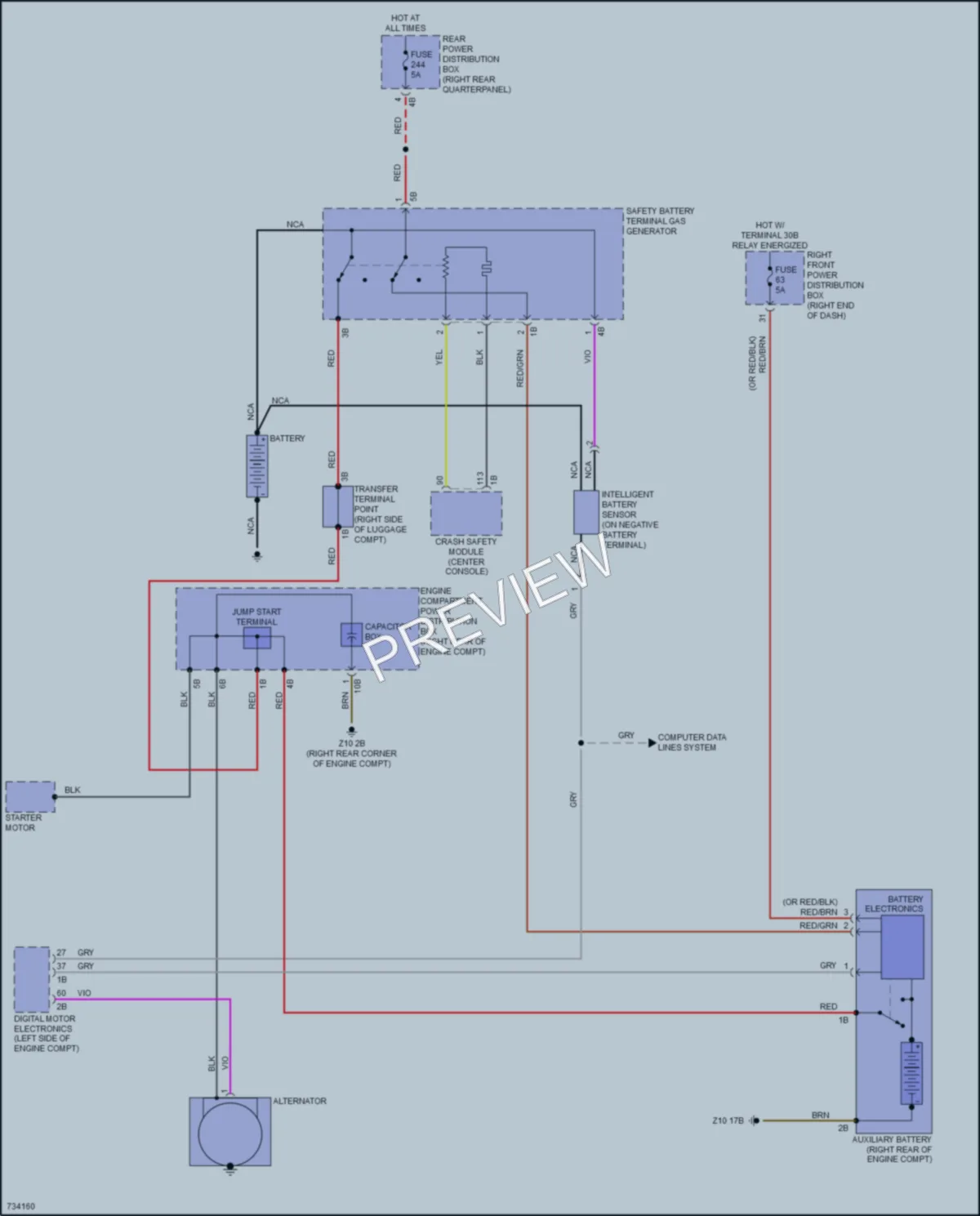 2020 BMW Z4 Starting Charging wiring diagram preview