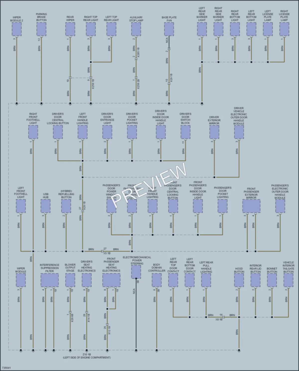 2020 BMW i3s Ground Distribution wiring diagram preview
