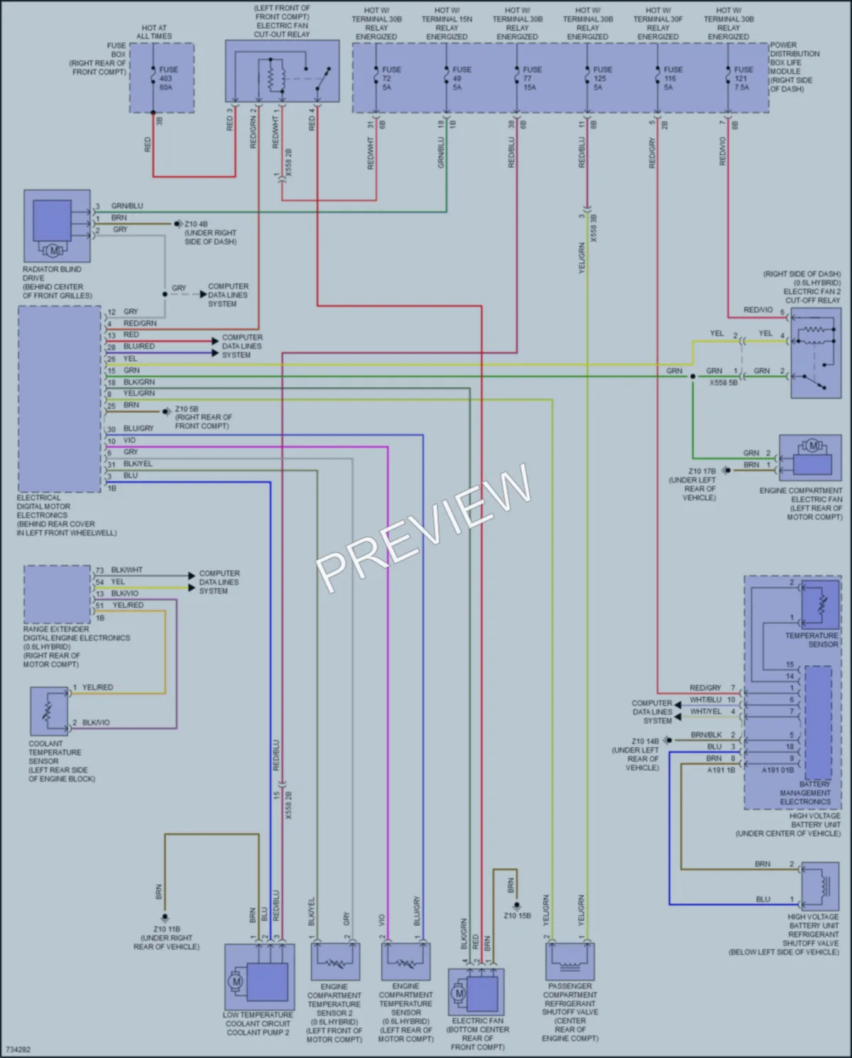 2020 BMW S Cooling Fan wiring diagram preview