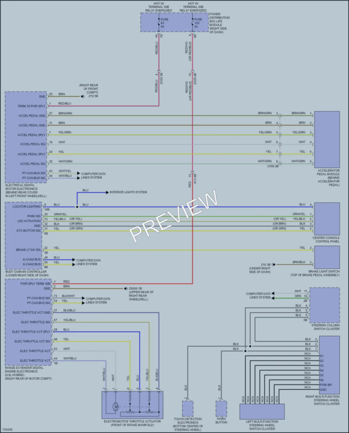 2020 BMW S Cruise Control wiring diagram preview