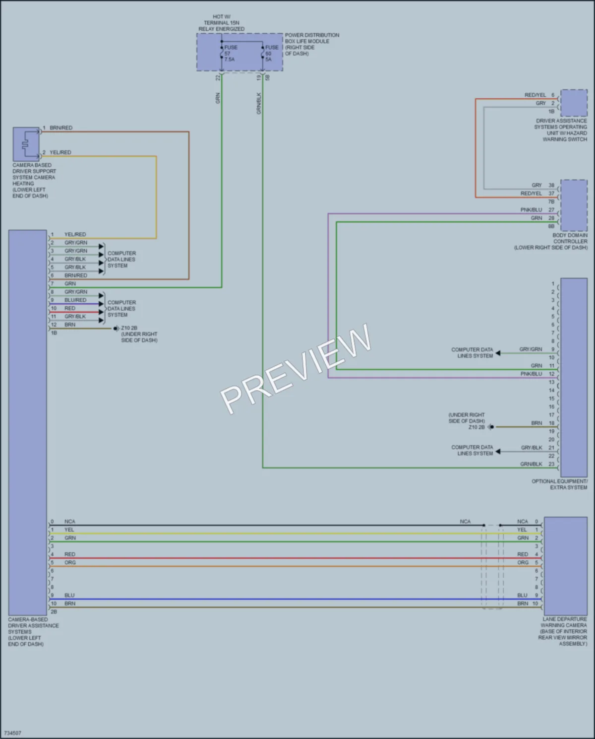 2020 BMW S Navigation wiring diagram preview