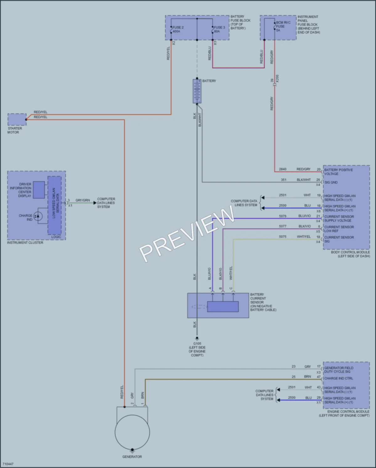 2020 Buick Encore Starting Charging wiring diagram preview