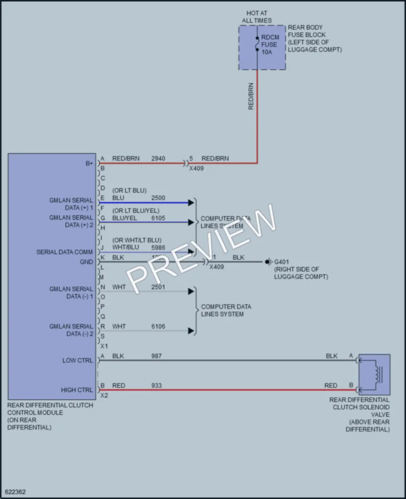 2020 Buick Encore Transmission wiring diagram preview