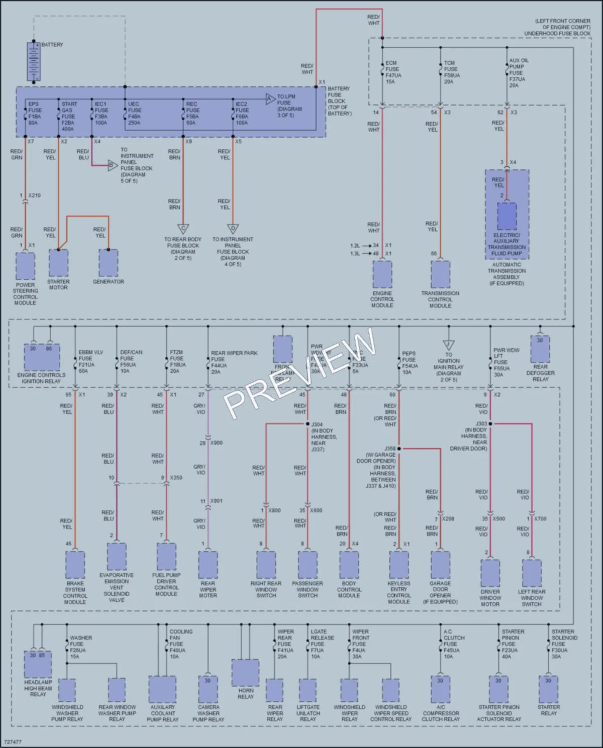 2020 Buick EncoreGX Power Distribution wiring diagram preview