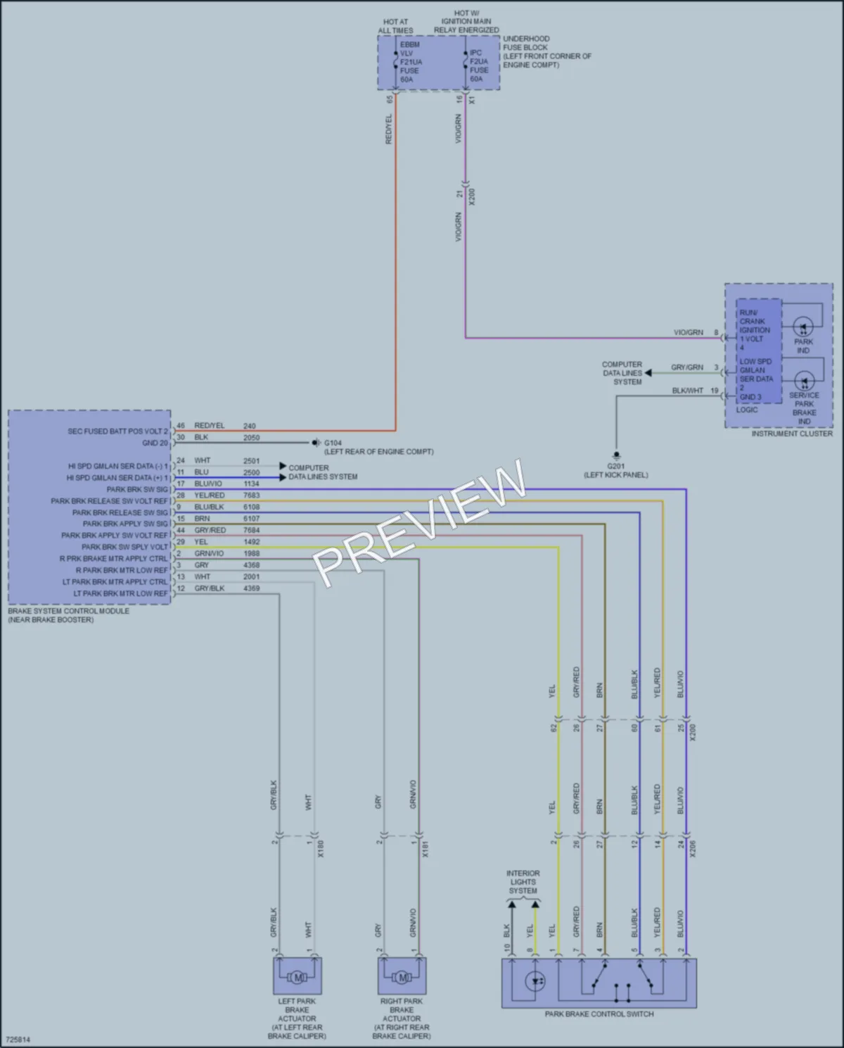 2020 Buick EncoreGX Shift Interlock wiring diagram preview